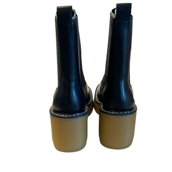 Marc Fisher Black Fredy Black Platform Boot Size 6.5 NWOB - Picture 6 of 8